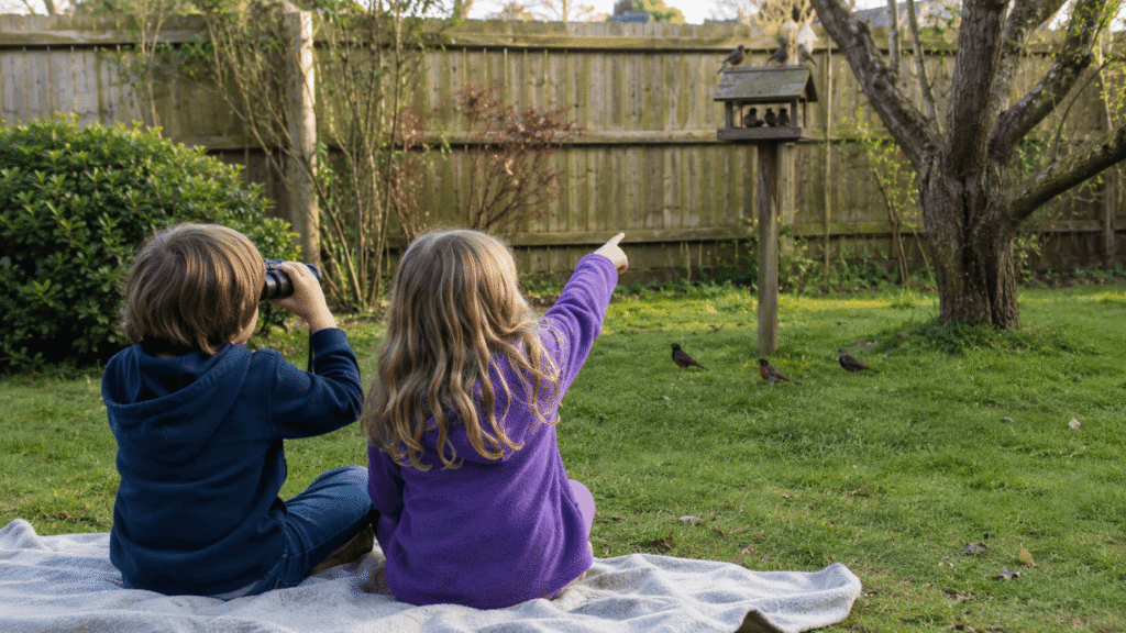 nature activities for kids birdwatching