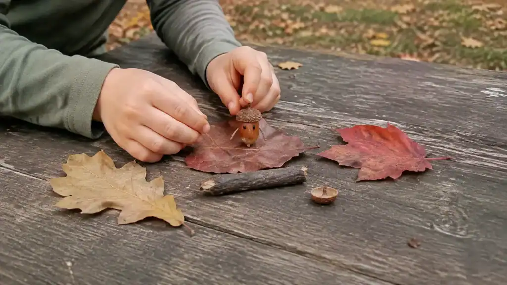 Acorn craft for kids