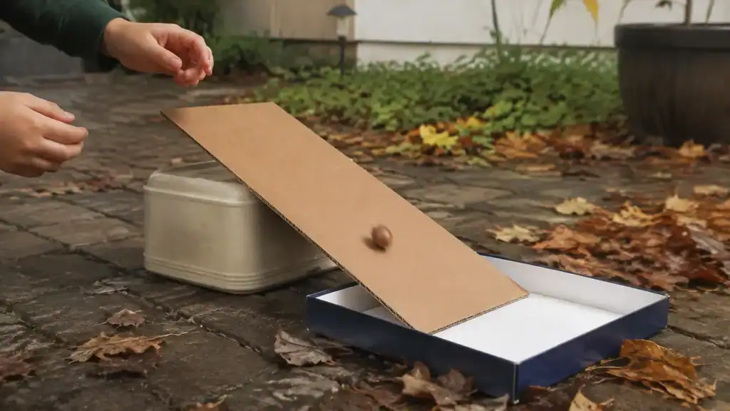 Acorn Ramp Experiment for Kids